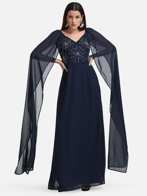 Kazo Navy Blue Dresses Buy Kazo Navy Blue Dresses online in India