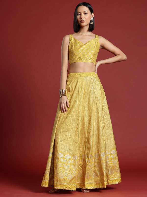 Gota patti saree new arrivals myntra