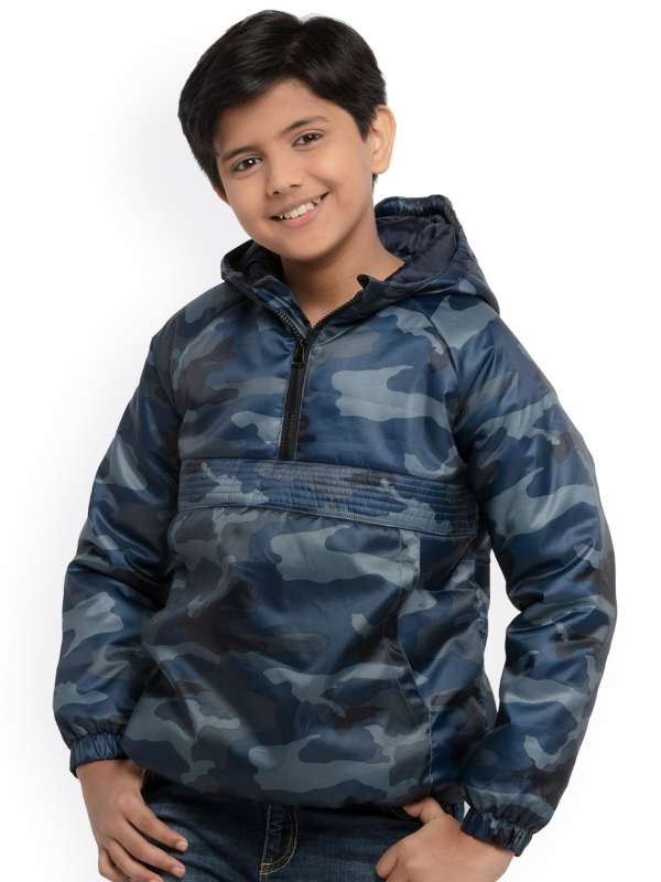 Only padded sales camo hooded jacket