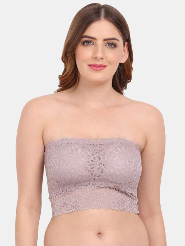 Buy GLAMORAS Women's Cotton Padded Seamless Strapless Multi-Way Tube Bra  with Removable Straps & Removable Pads, Color-White, Size-L Online at Best  Prices in India - JioMart.