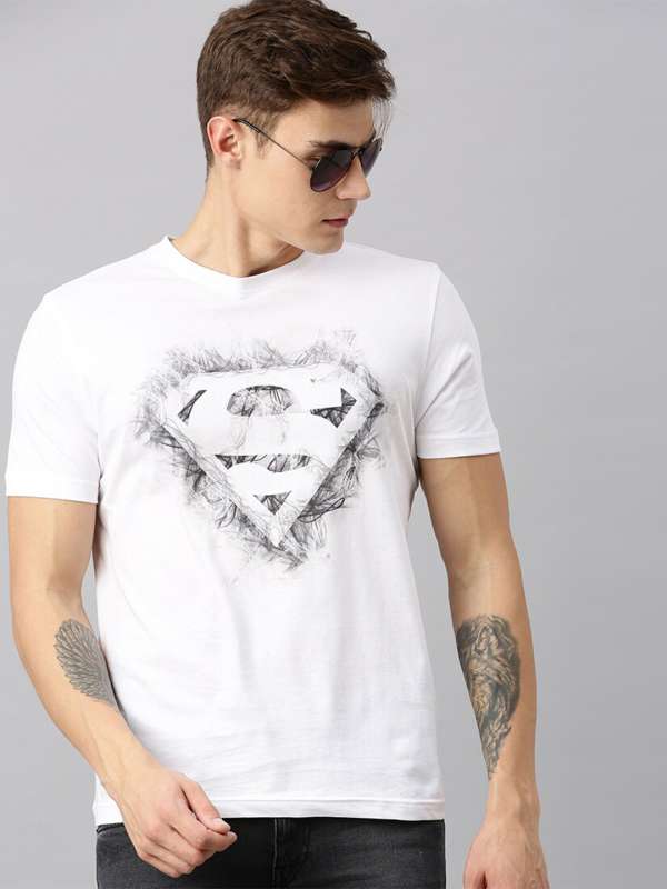 Superman t cheap shirt white