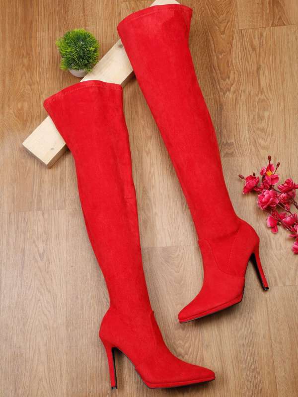 Thigh high boots myntra store
