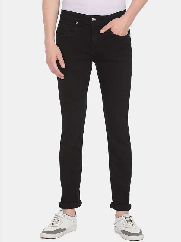 men's black skinny jeans