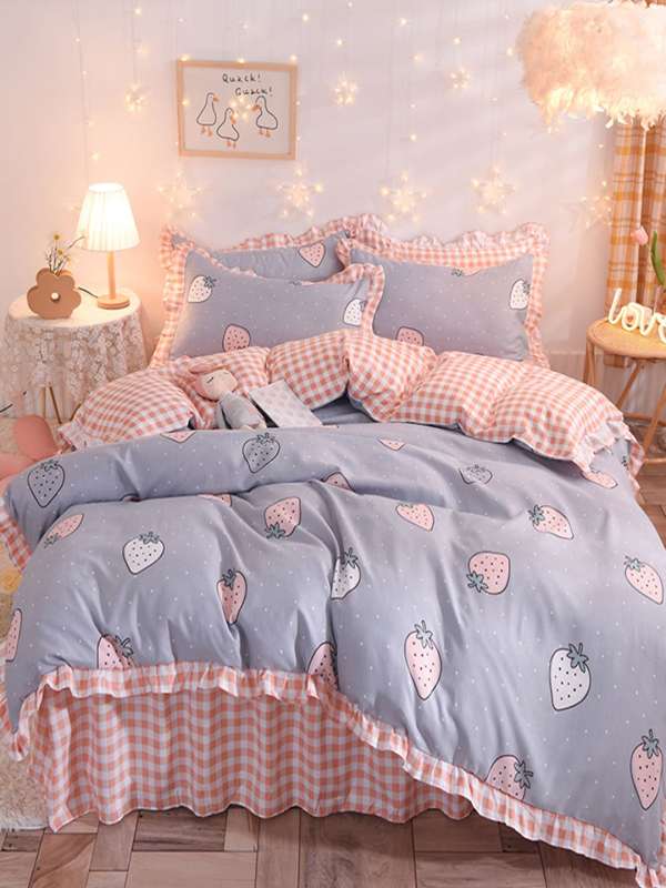Queen bed set online sheets and comforter
