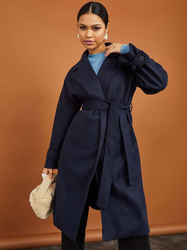 Navy Blue Coats - Buy Trendy Navy Blue 