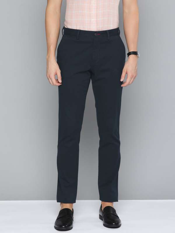 Buy Hackett London Men Ice Blue Solid FlatFront Chinos Online  894185   The Collective
