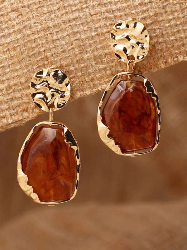 Brown Earrings Buy Brown Earrings online in India