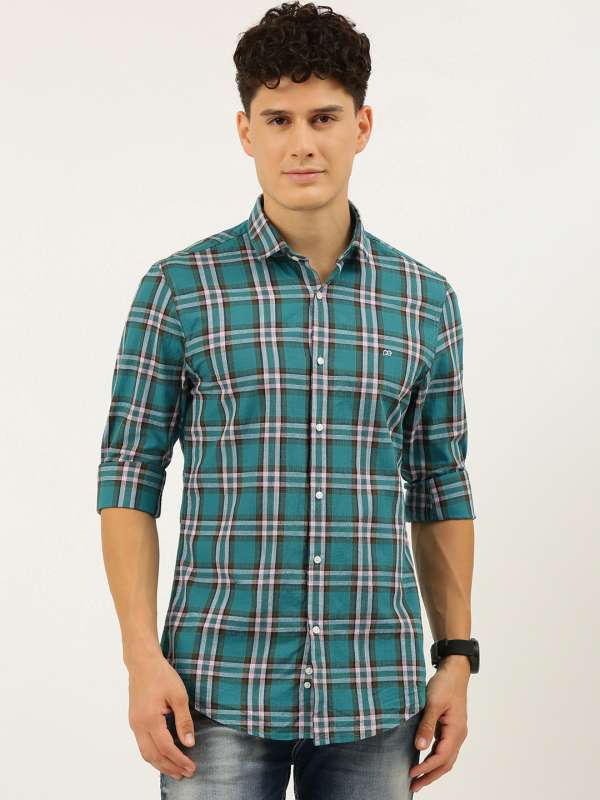 Peter england casual check shirts top