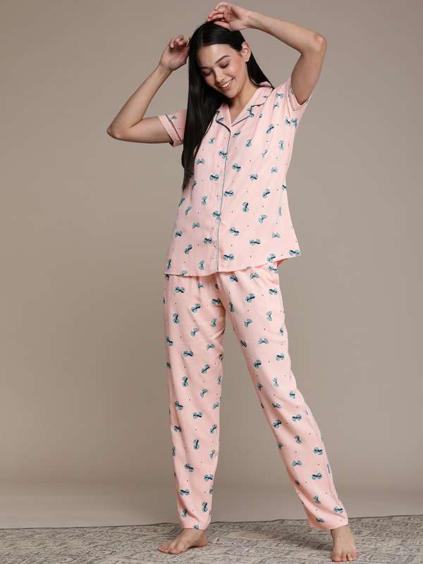 Printed velvet night cheap suit