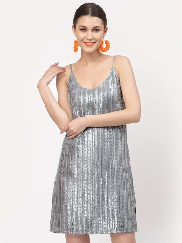Silver Dresses For Women Online – Buy Silver Dresses Online in India