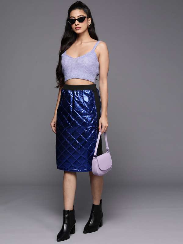 Metallic Skirt Buy Metallic Skirt online in India