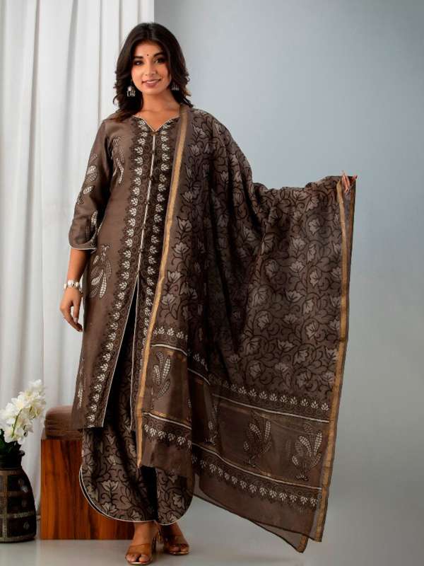 Myntra unstitched sale salwar suits