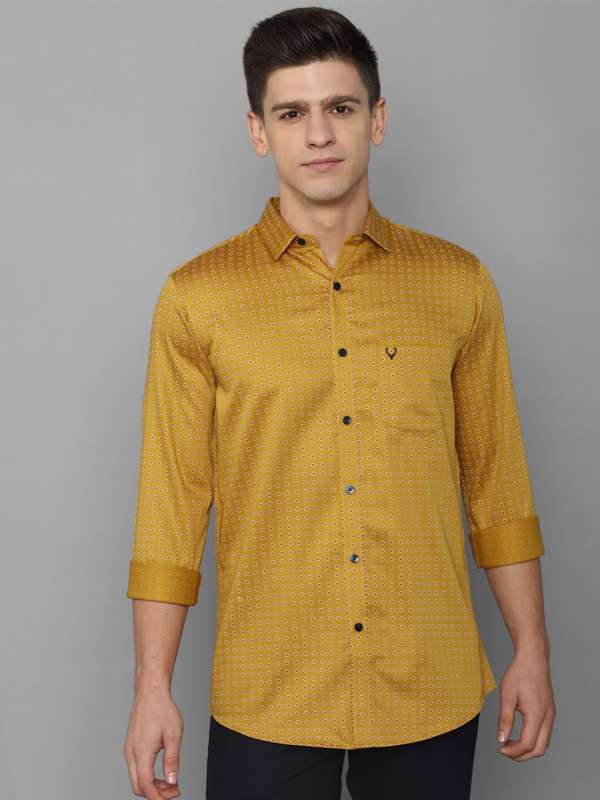 Allen solly top yellow shirt