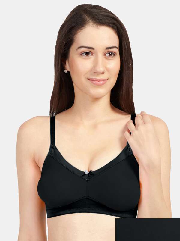 Buy Sonari Green And Black Satin Bra Pack Of 2 Online at Low Prices in  India 