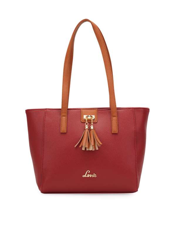 Buy Lavie Red Structured Shoulder Bag Handbags for Women 20640682 Myntra