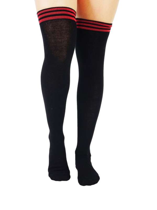 Buy Women Thigh High Stockings Over The Knee High Leg Warmer Hello Kitty  Boot Stocking Extra Long Sport Tube Socks Online at desertcartINDIA