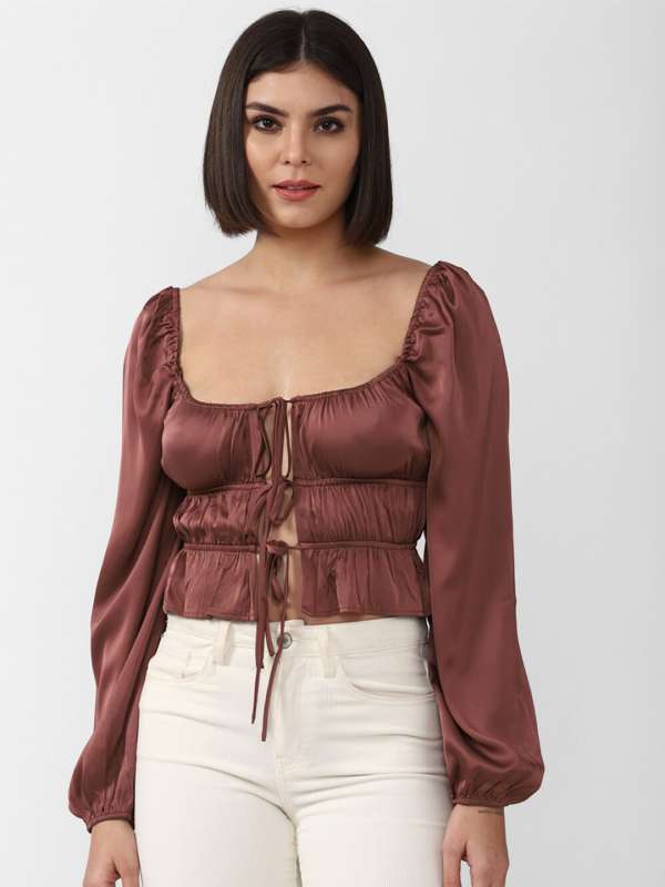Maroon Women Tops Forever 21 Buy Maroon Women Tops Forever 21