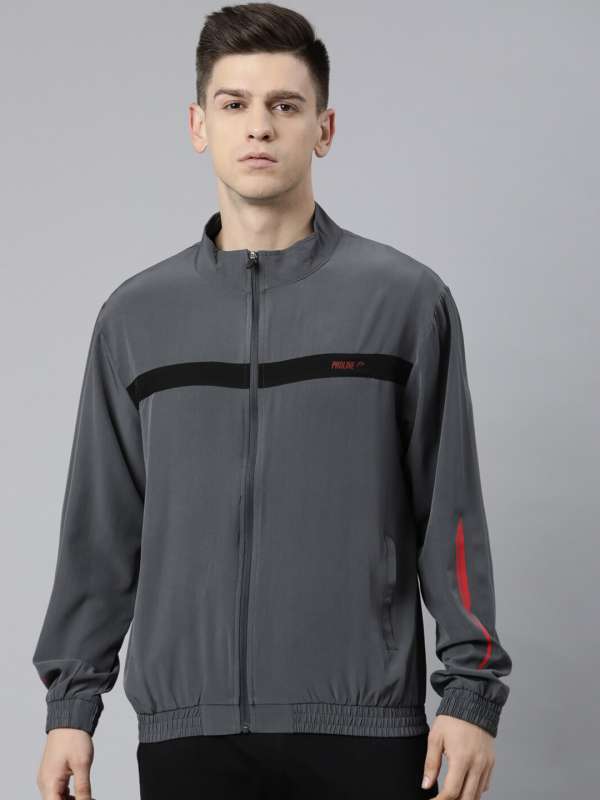 Proline Grey Solid Jackets Buy Proline Grey Solid Jackets online in India