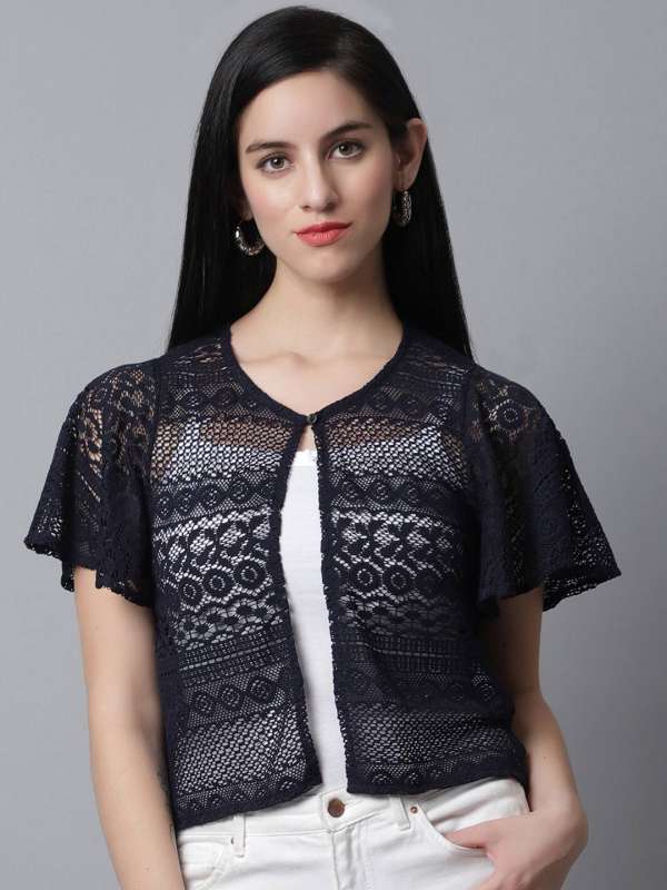 Short Black Shrug Buy Short Black Shrug online in India