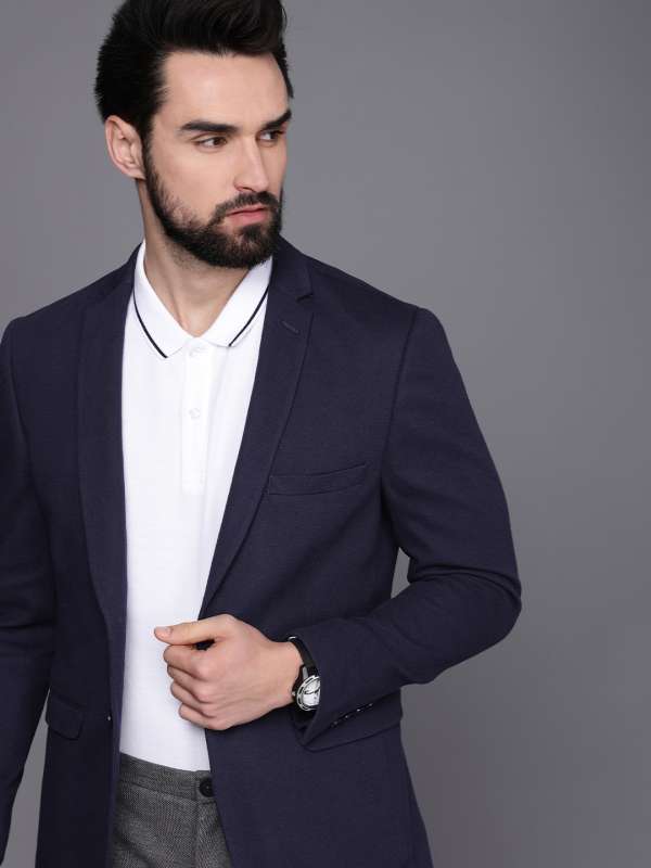 Buy Navy Blue Blazers & Waistcoats for Men by LOUIS PHILIPPE Online
