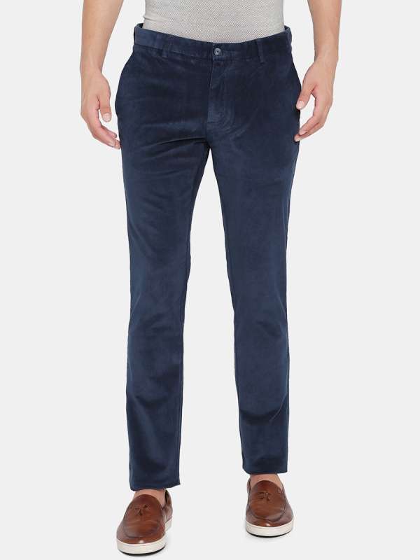 Buy Blackberry Grey Self Checked Sharp Fit Formal Trousers  Trousers for  Men 901169  Myntra