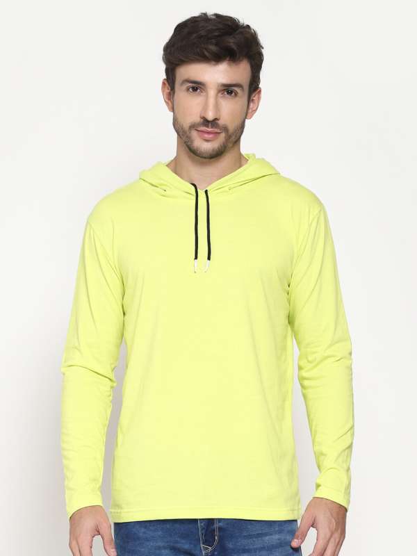 Hooded t shirt myntra discount