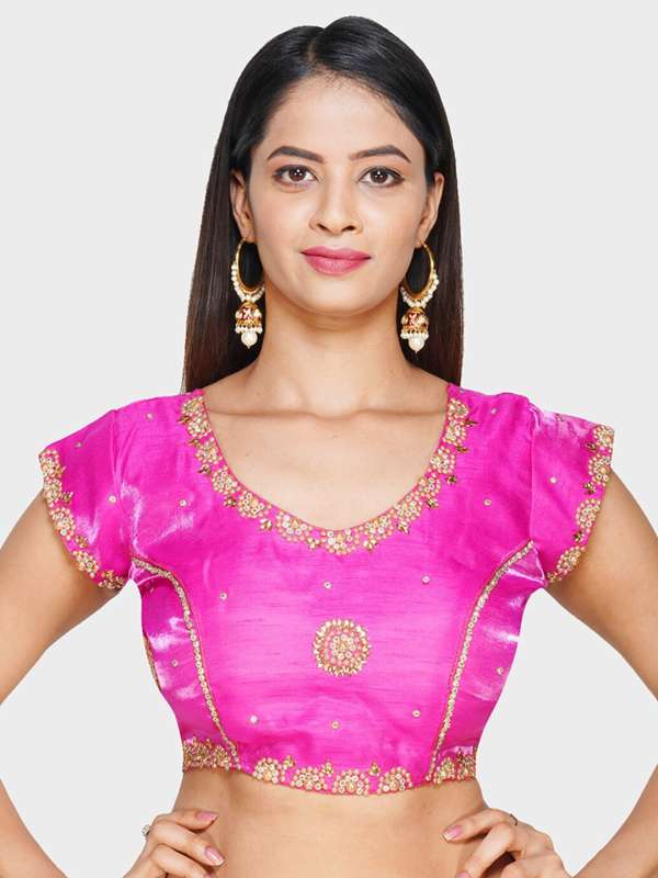 Rani Pink Blouse Buy Rani Pink Blouse online in India