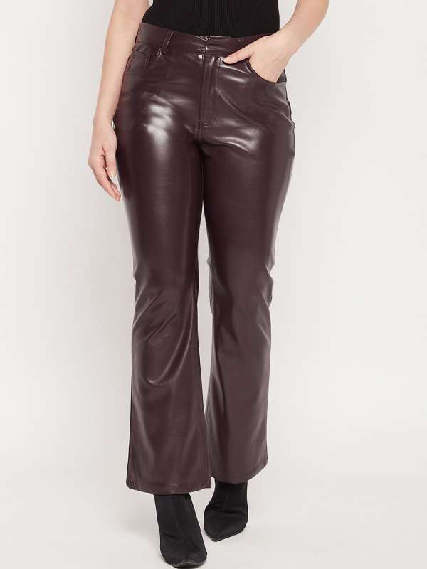 Madame Trousers and Pants  Buy Madame Black Solid Trouser Online  Nykaa  Fashion