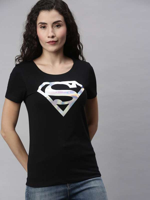 Buy Superman Tshirts For Women online in India