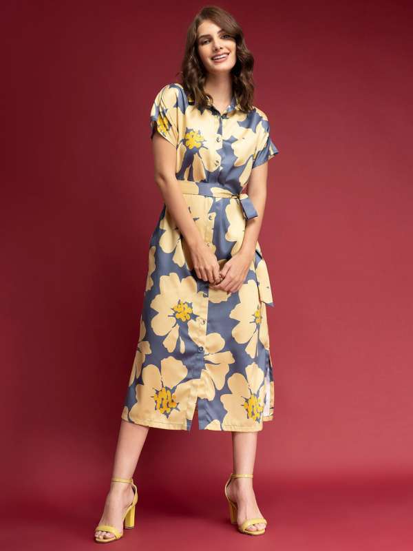 Project Eve Floral A Line Dress With Buy Project Eve Floral A Line Dress With online in India