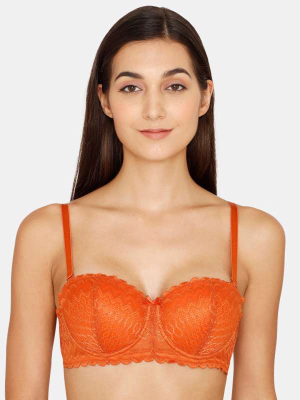 Orange Bra - Buy Orange Bra online in India