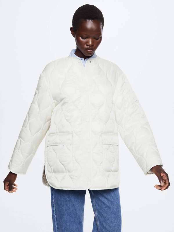 Mango white jacket online