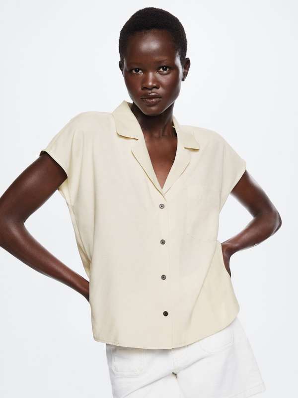Mango Off White Shirt 2841079.htm Buy Mango Off White Shirt