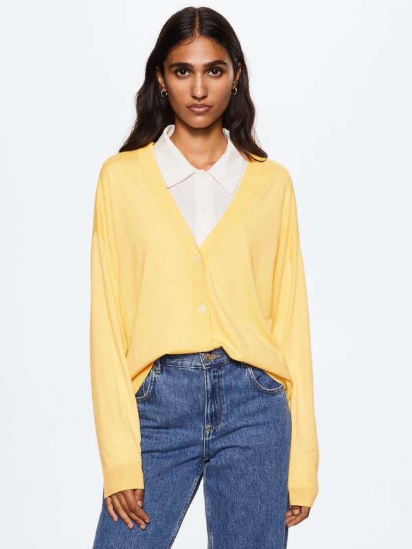 Yellow Sweaters - Buy Trendy Yellow Sweaters Online in India