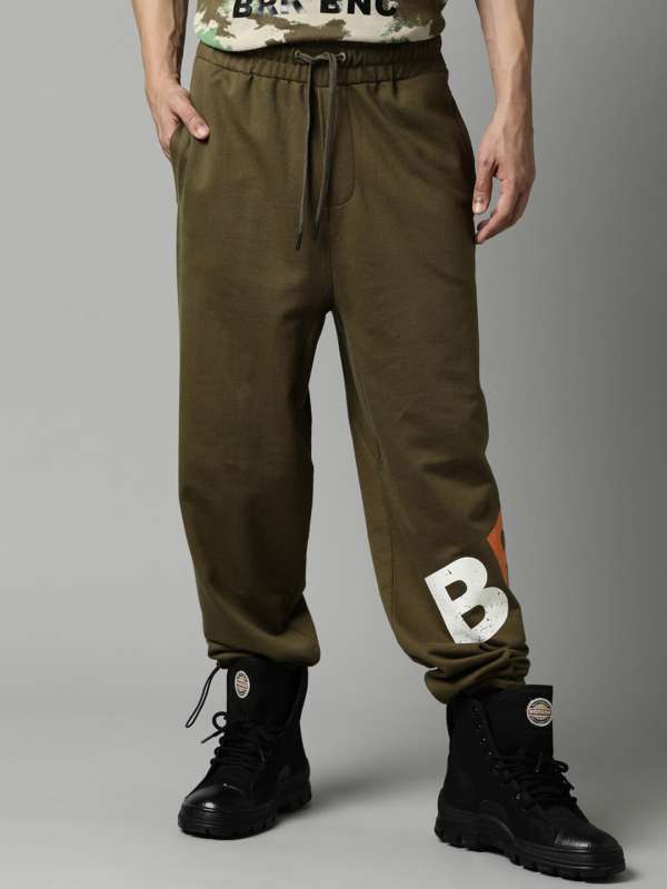 Buy Grey Melange OmbreDyed Slim Track Pants online  Looksgudin