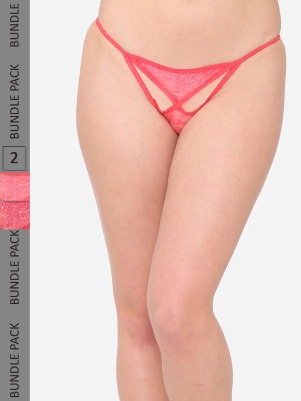Pink Women Briefs Thongs - Buy Pink Women Briefs Thongs online in