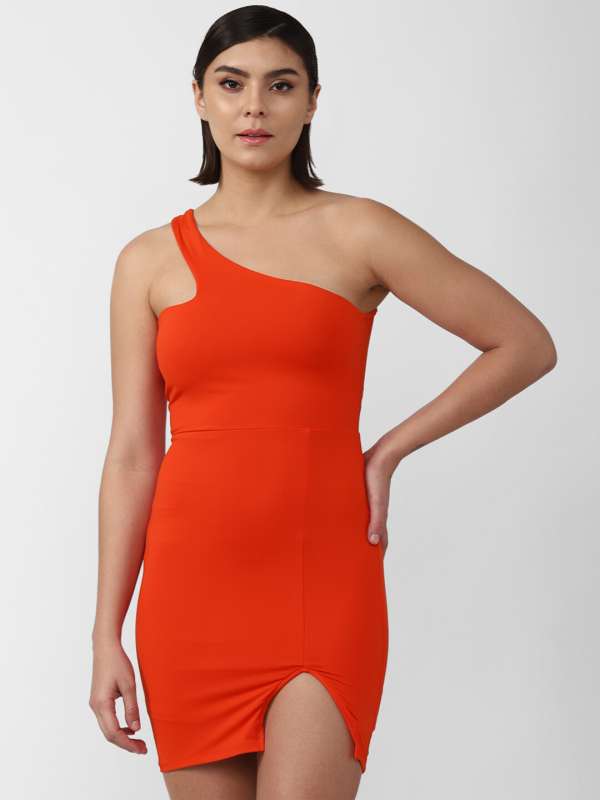 Orange colour one piece dress sale