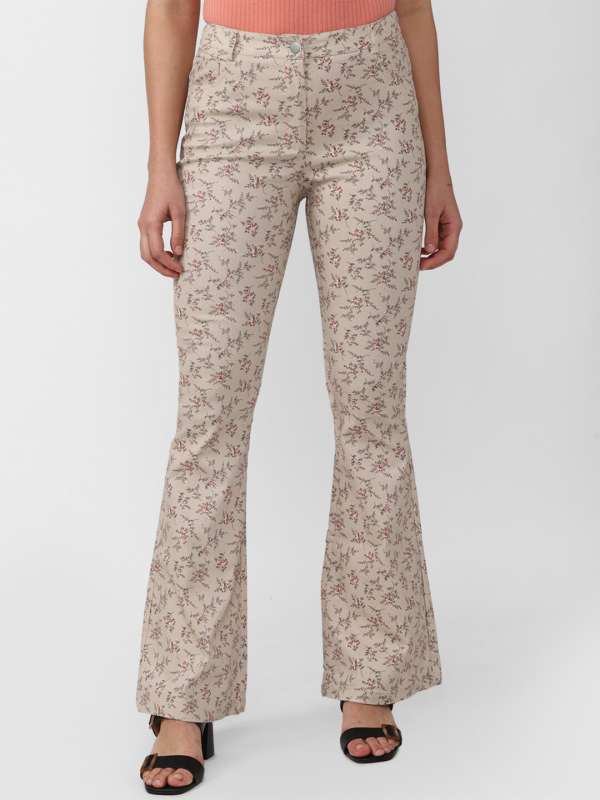 Buy Purple High Waist Printed Jeans for Women Online