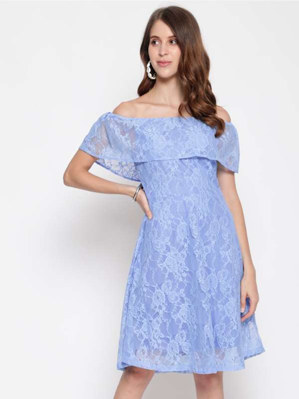 Myntra lace hot sale dress