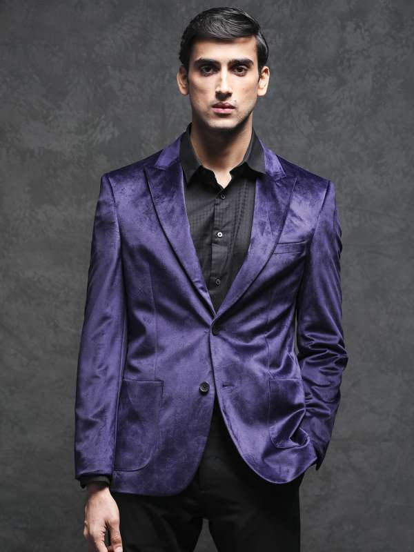 Purple Blazers Buy Trendy Purple Blazers Online in India Myntra