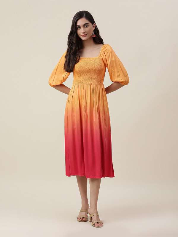 Yellow Women Dresses Vvine Fabindia Buy Yellow Women Dresses Vvine Fabindia online in India