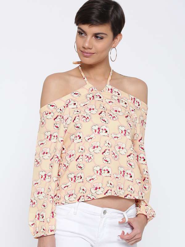 Myntra halter neck tops clearance
