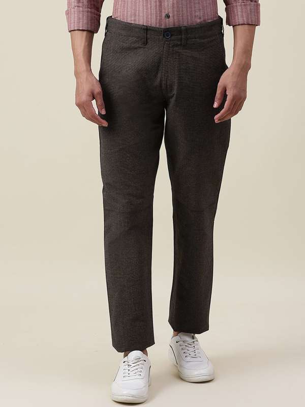 Buy Fabindia Brown Slim Fit Trousers for Men Online  Tata CLiQ