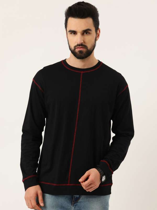 Buy Black Tshirts for Men by MANIAC Online