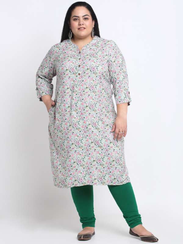 Myntra plus top size kurtis
