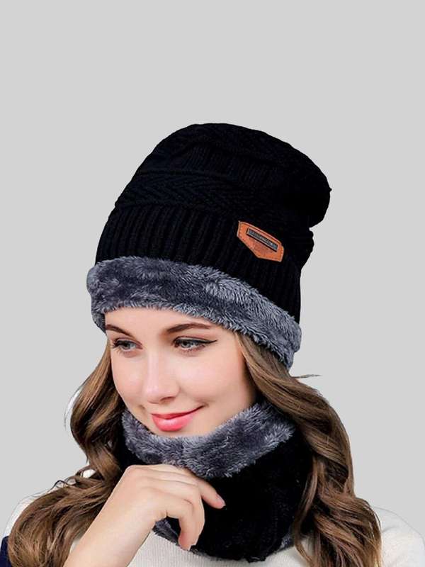 beanie cap myntra