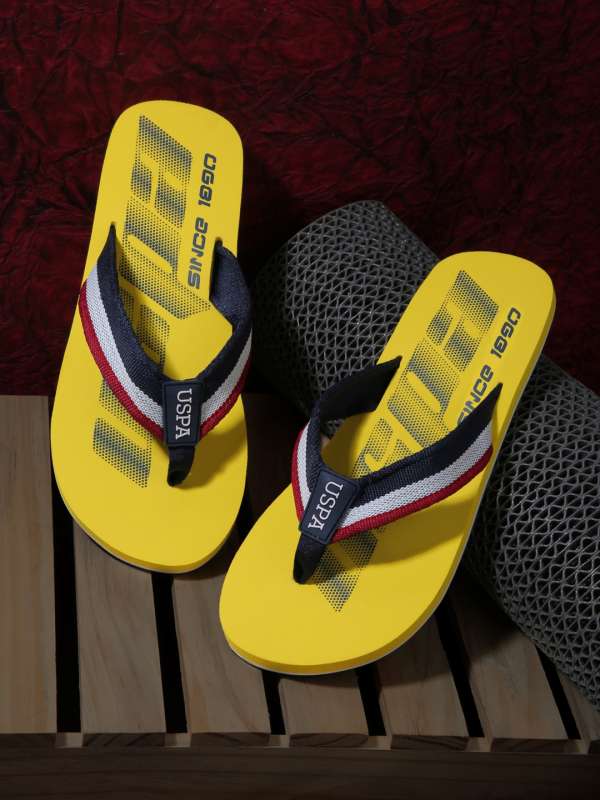 Us polo on sale slippers myntra
