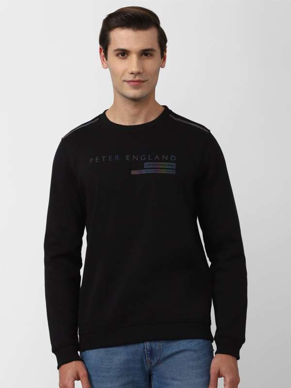 Peter england sales black sweatshirt