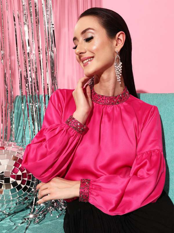 Party wear tops myntra discount
