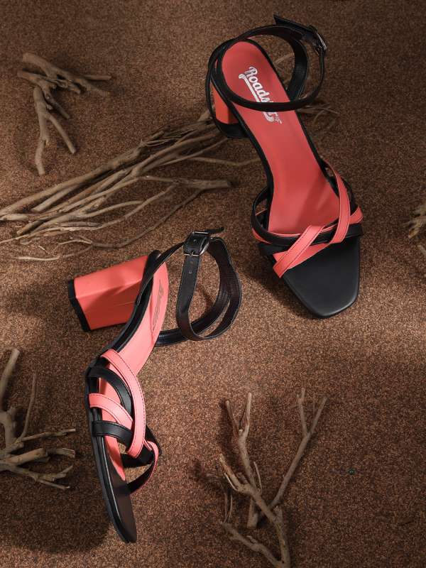 Coral wedge heels sales